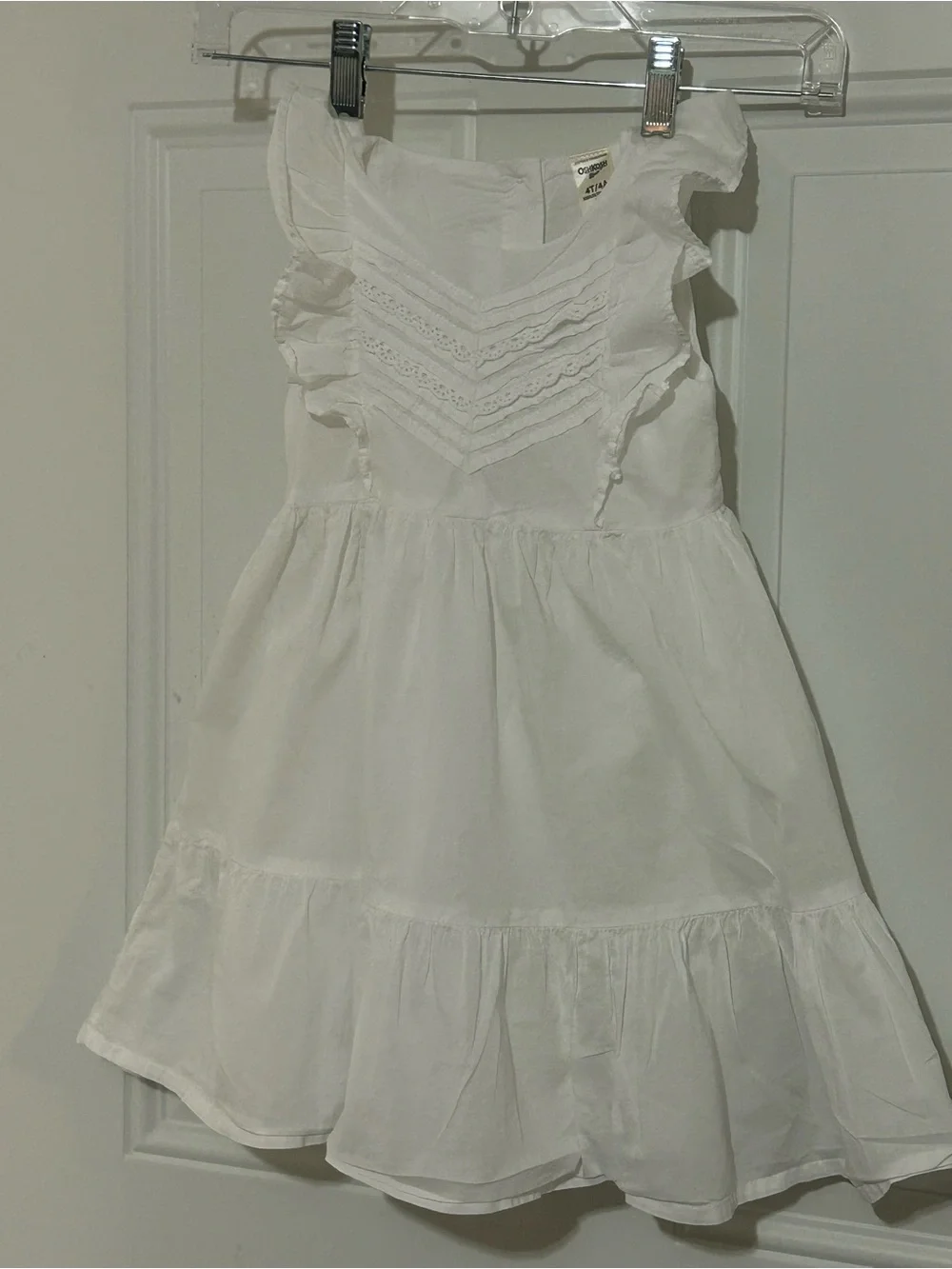 OshKosh B'gosh White Ruffled Sundress